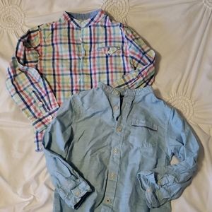 Mock Collar shirts‎ 4T and 5T button down